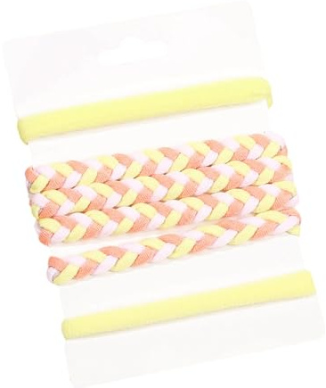 Weiche Haargummis, gewebt, bunt, elastisch, dick, Hochsteckfrisur, Damen-Haarschmuck