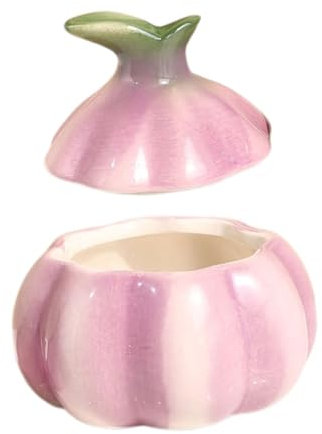 PENIKOKO Bocal Céramique Oignon Avec Couvercle Pour Rangement De Bijoux Accessoires Bonbons Et Décoration Intérieure Pot De Stockage Pour Maison Et Bureau