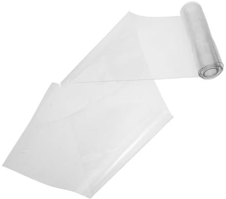 Hemobllo Transparenter Türvorhang Aus Kunststoff Winddichter Vorhang Für Klimaanlagen Effektive Kälteisolierung Einfache Montage Ohne Bohren Für Küchen Und Gewerbliche Bereiche
