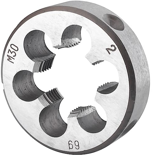 Filiera tonda, filiera for filettatura, filiera tonda metrica M30 x 2, filiera for filettatura a macchina M30 x 2,0, destra