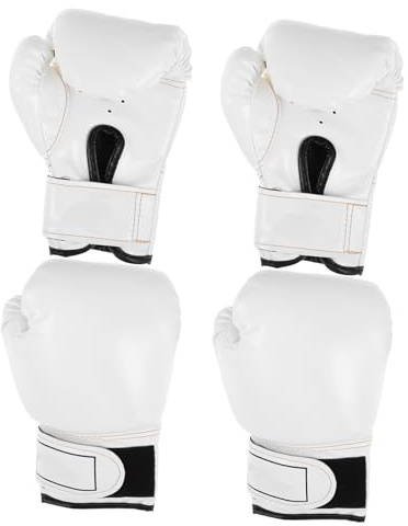 Gatuida 2 Paires de Boxe Garçon Fille Légers avec Mousse Absorbante Ensemble pour Entraînement et Sparring Junior Adaptés Kickboxing et Taekwondo