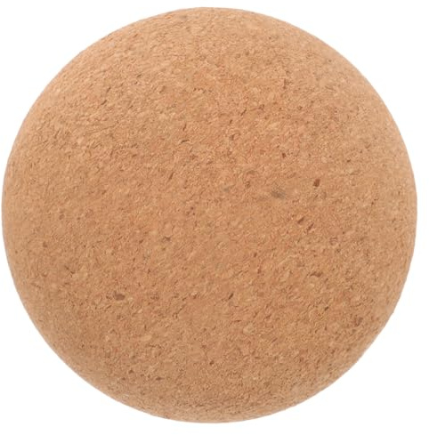 Supvox Rückenmassageball Kork Faszienball 6cm Massagegerät für Nacken Fuß Muskelentspannung Wellness Yoga Zubehör