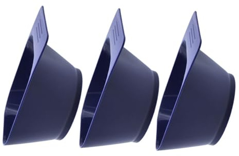 Alipis 3 piezas Cuencos para Teñir Cabello Azul Oscuro Bowls para Tintes y Tratamientos Salones Profesionales Resistentes y Fáciles de Limpiar