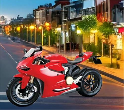 Leksaksmotorcykel Diecast Metal För Model 1:18 Samling Present till För Ducati 1199 Panigale