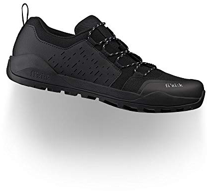 Fizik Herren Terra Ergolace X2 Gravel und Offroad Clip-in Walkable Schuhe Fahrradschuh, Schwarz, 38 EU