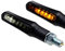 Germany Motorsports LED Mini Motorrad Blinker mit Standlich Positionslicht Shark e-geprüft schwarz universal 12V (Standlicht/Positionslicht, 1 Paar)