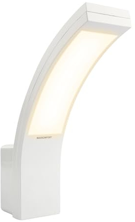 Maxkomfort LED Außenleuchte 15W IP54 4000K weiß | Wandleuchte Wandlampe neutralweiß Flurleuchte Fluter modern PIRIT-BK-0