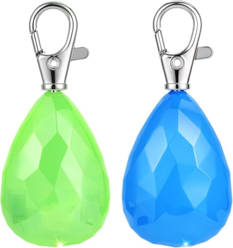 Novkin Wiederaufladbares 2er-Pack Hundelicht, wasserdichtes LED-Hundehalsbandlicht Am Halsband, an der Leine oder am Gurt befestigen ， Sicherheitslicht für Nachtwanderungen, Camping