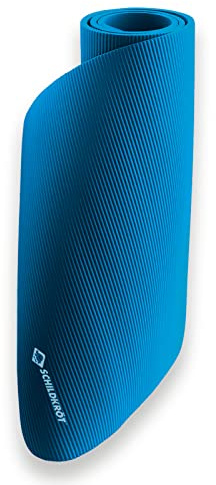 Schildkröt Fitnessmatte, 10 mm, rutschfeste Gymnastikmatte, mit Tragegurt, 183 x 61 x 1,0cm