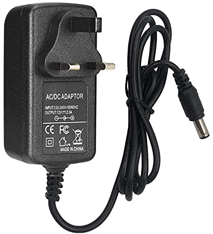 12V 2A DC Power Adapter, Converter Adapter Driver AC 100-240V Supply to DC 12V, AC to DC Converter Adapter Transformer for CCTV Camera, USB 3.0 HUB, LED Lights