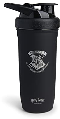 Smartshake Reforce Stainless Steel Hogwarts Harry Potter Shaker Bottle (900ML / 30oz) | Lightweight Resistance Sports Protein Shaker Bottle with a Soft Lid | Leakproof, BPA Free & DEHP Free