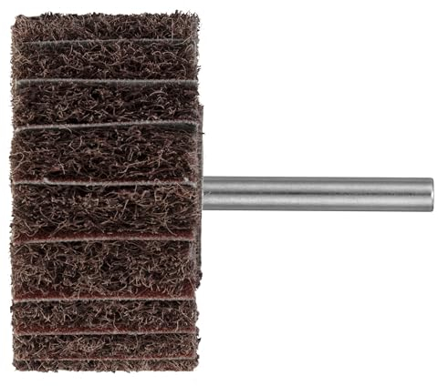 LUKAS-ERZETT 10 x Fächerschleifer SFM universal 50x30 mm Schaft 6 mm Korund Korn 180/150-11,5x11,5x10,5cm