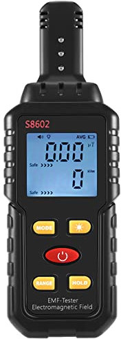 Orimommth Geiger Counter Nuclear Radiation Detector, Radiation Dosimeter Counter Geiger EMF Meter Automatic Alarm Real-Time Measure Radiation Detector Tester