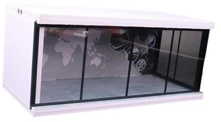 Colcolo 1:64 Maßstab Parkplatz Vitrine Fahrzeug Szene Spielzeug Fahrzeug Garage Schaukasten für Modell Autos Figur Figuren Zubehör Layout, Streckenplan