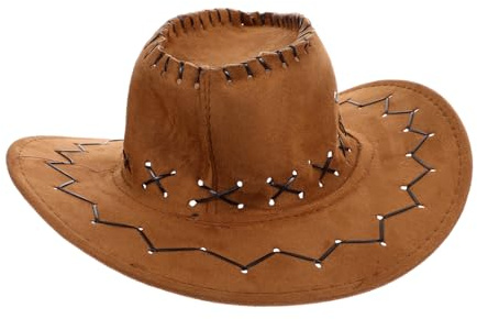TOYANDONA Junge Mädchen Cowgirl Hut Westernstil Verstellbar Robust Kinderfreundlich Unisex Cowboy Hut Für Fasching Karneval Und Kostüme