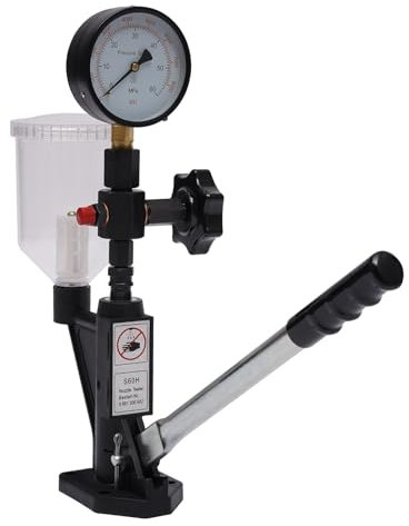 KOLHGNSE Einspritzdüse Prüfgeräte, CR-C Diesel Einspritzdüsen Prüfgerät Injektor Common Rail Injector Tester 0-600Bar 0-8000PSI Für S60H