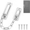 Catena per Porta, Serratura di Sicurezza, Catena di Protezione (Argento)