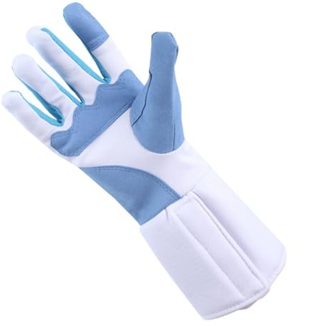 LXRHLIKG Fechttrainingshandschuhe, Fechthandschuh für die Rechte Hand, Fechtausrüstung für Säbel-, Florett- und Degentraining, Fecht-trainingsausrüstung aus Nylon(XL)