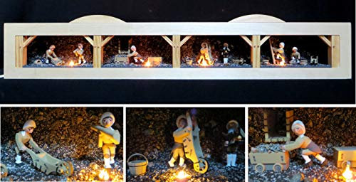 3D Schwibbogen Bergmann - Sockel/Unterbank - Manufaktur Kolbe Seiffen Lichterbogen-Erhöhung - Feine Handwerkskunst aus dem Erzgebirge