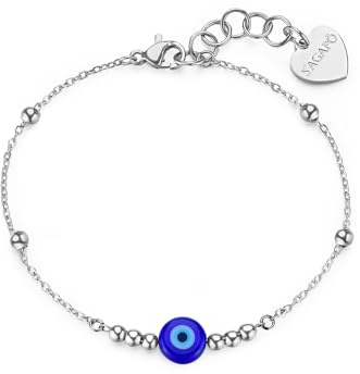 S'Agapõ Bracciale Donna in Acciaio con Simbolo Occhio | Collezione Witch - SWH15