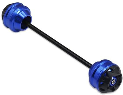 Motorrad Sturzschutz Sturzpads Für S1000R S1000RR S1000XR HP4 Motorrad-Gabel-Sturzschutz Für Vorder- Und Hinterachse(Blau,Hinten)