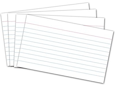 DOITOOL 210stücke Linierte Karteikarten Beidseitig Bedruckbar Schreibpapier Aus Hochwertigem Material Passend Für Stifte Und Tintenroller Weißes