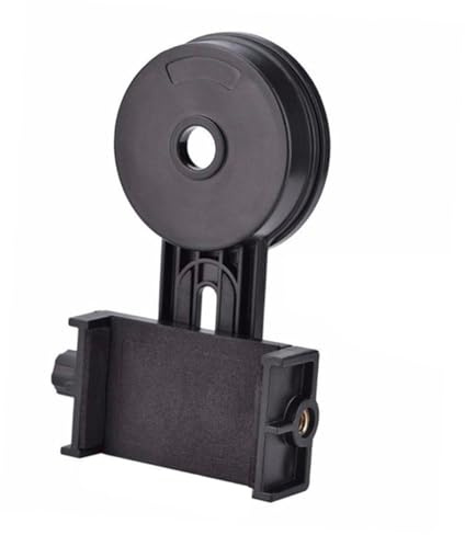 IWOWHERO Holder Compatible Adapter and for Phone Smartphone Microscope Strong Photography, Black Plastic Structural Design for Imaging Telescope with with Monocular and Binocular Devices