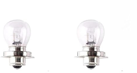 cyclingcolors 6V 35W P26S GLÜHBIRNE MOTORRAD GLÜHLAMPE MOPED MOFA MOKICK BIRNE SCHEINWERFER VINTAGE OLDTIMER (Packung mit 2)