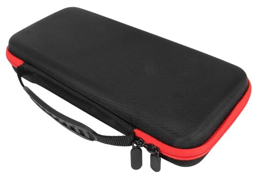 Custodia da Trasporto per Console di Gioco Portatile Custodia Portatile Antiurto in EVA per ROG Ally da 7 Pollici - Ideale per i Giocatori, Nylon (rosso)