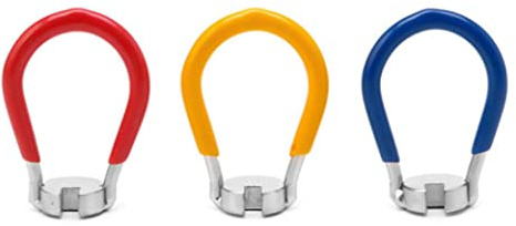 Hperu Clé à Rayons de vélo 3 pièces, kit de réparation clé Rayons Roue vélo et Outils réglage Fil d'acier, coloré, kit réparation