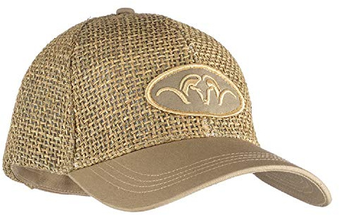 Blaser Jagdkappe Stroh - Jagdcap aus 100% Naturfaser - Sommerkappe Jagd One Size - Baseball Cap für Jäger Sommer