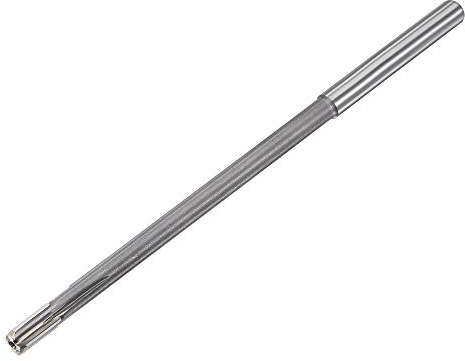 sourcing map 8mm Chucking Reamer High Speed Steel Carbide Tip H7, 8 (200mm) Length Lathe Machine Reamer Straight Flute, Milling Tool for Metal Copper