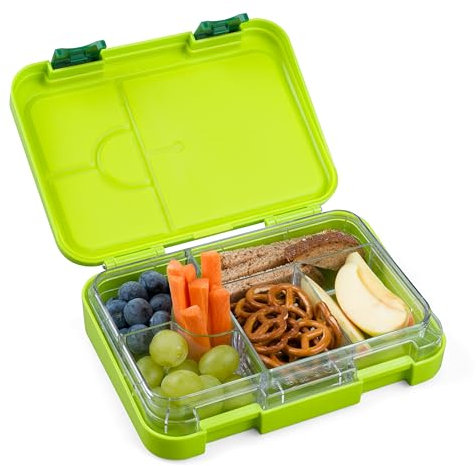 JOLLY Jausenbox, fiambrera a prueba de fugas con compartimentos extraíbles, libre de BPA y apta para lavavajillas, apta para niños, compacta y resistente, ideal para la escuela, excursiones y