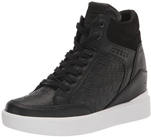 GUESS Damen Blairin Sneaker, Schwarzes Logo, 36.5 EU