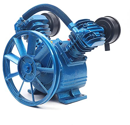 8Bar 2HP Luftkompressor Pumpenkopf Druckluft Kompressor Aggregat Pumpenkopf Type V 2 Zylinder 1.5KW 170L/MIN Luftwerkzeug
