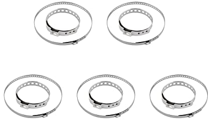 JNNJ 10 PCS CV Joint Boot Crimp Clamp Kit, Adjustable Drive Shaft Boot Clamp for Car, CV Boot Band Clamp, Fuel Line Hose Pipe Clamps, Universal for Automotive Dryer Vent Air Duct Automotive Plumb