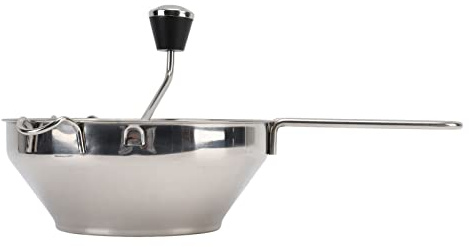 Stainless Steel Food Mill Potato Ricer with 3 Interchangeable Disks, 2-Quart Kitchen Mill for Puree, Soups, Baby Foods, Easy to Use