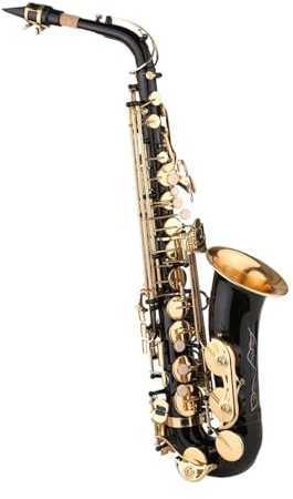 Professionelle Saxophon Altsaxophon In Schwarzer Farbe Für Anfänger Und Fortgeschrittene Messingsaxophon Mit Instrumentenzubehör