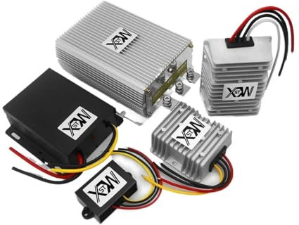 JBGBAL Convertidor de 12v a 28v CC a CC convertidor de Potencia de Aumento estabilizador 28VDC 1A 5A 10A 20A 40A Fuente de alimentación CC de Salida(30A Aluminum)