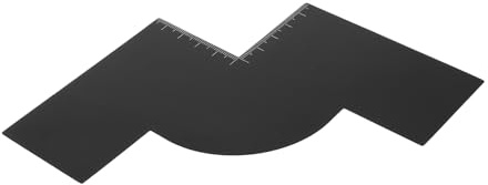 minkissy Scheda Per Modellare La e Attaccatura Dei Strumento Precisione Con Righello Integrato Per Esatte Adatto Per Domestico Realizzato Con Materiali Plastici Durevoli