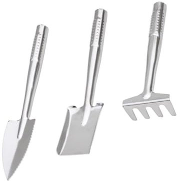 SUPVOX 3pièces Pelles Et Râteaux pour Plage Été Jouets De Plage Et Utiles Pelles Pointues Et