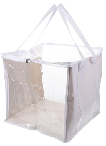 GAROZATION 2stücke Spielzeug Lagerung Taschen Aus Pvc Mit Reißverschluss Aufbewahrung Für Spielzeug Und Kuscheltiere Zusammenklappbar Für Spielzimmer Und Eingangsbereich