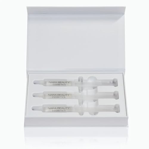 Nara Beauty Blanchiment Dentaire Cosmétique, 3 Seringues de 10ml, 0,1% Peroxyde d'Hydrogène, Pour Lampe 35W