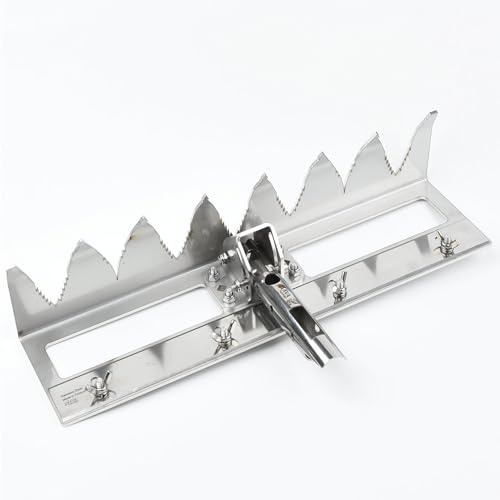 Aava JAW Cutting Rake - Hand Reed Cutter Made of Seawater Aluminium for Pond, Shore, Garden & Lawn - Safe Alternative to Scythe