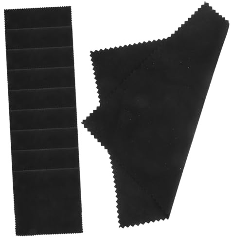 FRCOLOR 10 Piezas Paño de Limpieza para Instrumentos Musicales Guitarra Violín Piano Paños de Limpieza para Pulir Instrumentos para Limpiar Guitarras para Limpiar