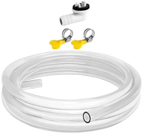 Tubo de drenaje eficiente para electrodomésticos, adecuado para sistemas divididos, aire acondicionado, manguera de drenaje portátil