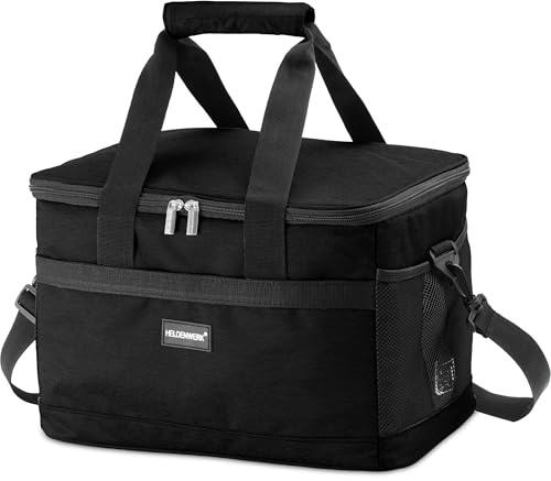 Heldenwerk Piccola borsa termica pieghevole da 20 litri – con capacità di raffreddamento fino a 12 ore prova perdite e impermeabile picnic per il