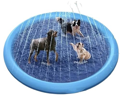Alfombrilla Rociadora Infantil para Agua,Juguete para Piscina | Juguetes para Exteriores en Verano Niños Mascotas Fiestas Parques