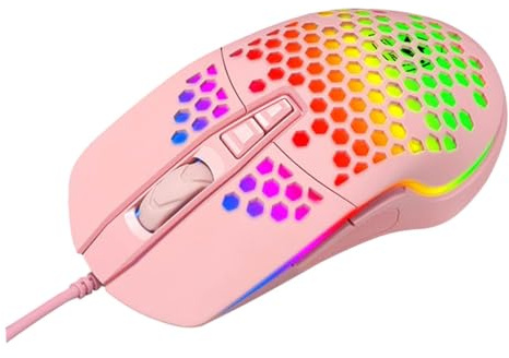 Tofficu Gaming Mouse Luminescent Design for Laptop Use for Gaming Scenarios and Desktop Computers
