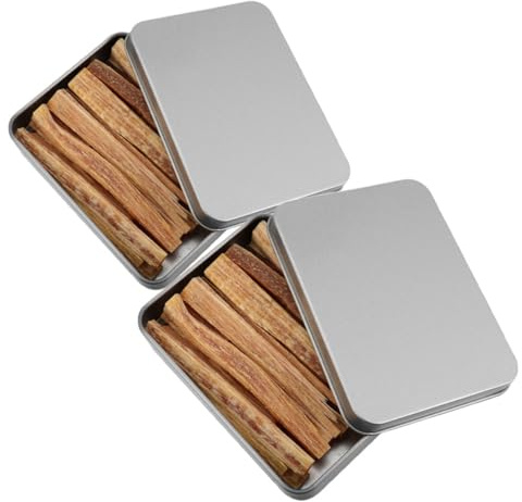 Cabilock Natural Wood Firelighters Camping Wood Firestarter Kiln Dried Kindling Sticks 2 Boxes for Outdoor Survival Emergency Fire Starting